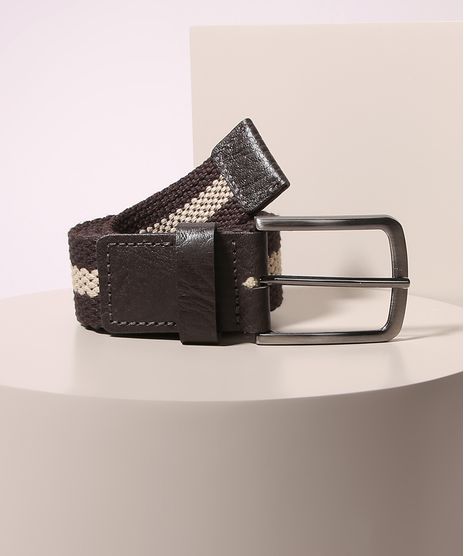 Cinto-Masculino-Listrado-em-Cadarco-Marrom-9962478-Marrom_1