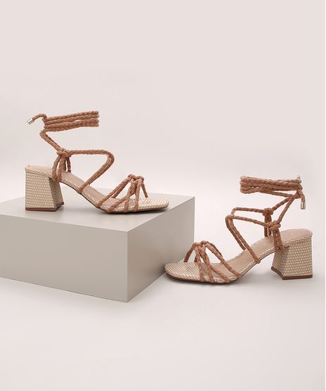 Sandalia-Feminina-Oneself-Salto-Grosso-Medio-com-Corda-e-Amarracao-Bege-9975013-Bege_1
