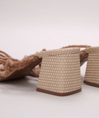 Sandalia-Feminina-Oneself-Salto-Grosso-Medio-com-Corda-e-Amarracao-Bege-9975013-Bege_3