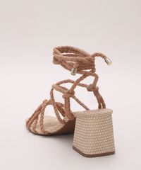 Sandalia-Feminina-Oneself-Salto-Grosso-Medio-com-Corda-e-Amarracao-Bege-9975013-Bege_4
