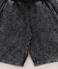 Bermuda-de-Moletom-Infantil-Marmorizada-Preta-9970040-Preto_3