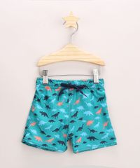 Bermuda-Surf-Infantil-Estampado-de-Dinossauros-Verde-9963187-Verde_1
