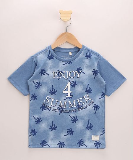 Camiseta-Infantil--Enjoy-Summer--Estampada-de-Coqueiros-Manga-Curta-Azul-9968342-Azul_1 Camiseta-Infantil--Enjoy-Summer--Estampada-de-Coqueiros-Manga-Curta-Azul-9968342-Azul_1