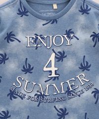 Camiseta-Infantil--Enjoy-Summer--Estampada-de-Coqueiros-Manga-Curta-Azul-9968342-Azul_3
