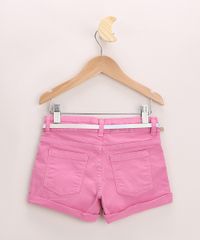 Short-de-Sarja-Infantil-com-Barra-Dobrado-e-Cinto-Rosa-9965667-Rosa_2