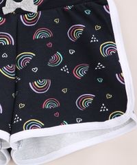 Short-de-Moletom-Infantil-Running-Estampado-de-Arco-Iris-Azul-Marinho-9966731-Azul_Marinho_4