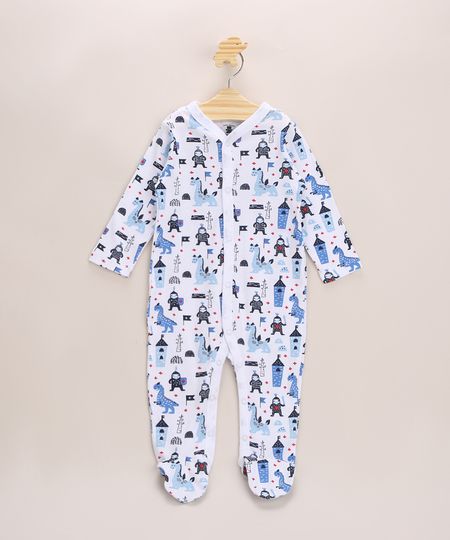 Macacao-Infantil-Estampado-de-Robos-e-Dinossauros--Manga-Longa-Branco-9957070-Branco_1