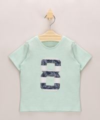 Blusa-Infantil-Numero--8--Manga-Curta-Verde-9964068-Verde_1