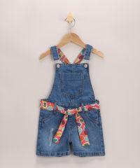 Jardineira-Jeans-Infantil-com-Faixa-para-Amarrar-Azul-Medio-9966247-Azul_Medio_1