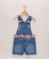 Jardineira-Jeans-Infantil-com-Faixa-para-Amarrar-Azul-Medio-9966247-Azul_Medio_2