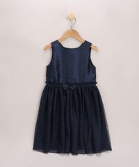 Vestido-Infantil-com-Laco-e-Tule-Sem-Manga-Azul-Marinho-9953837-Azul_Marinho_1