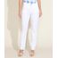 Calca-de-Sarja-Feminina-Reta-Cintura-Super-Alta-com-Fendas-Branca-9969045-Branco_1