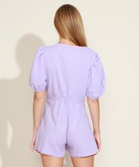 Macaquinho-Feminino-com-Linho-e-Bolso-Manga-Curta-Bufante-Lilas-9965307-Lilas_2