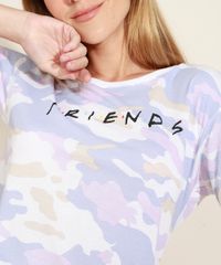 Blusa-Feminina-Friends-Estampada-Camuflado-Manga-Curta-Decote-Redondo-Lilas-9960767-Lilas_2