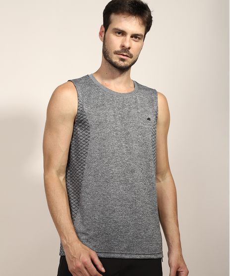 Regata-Masculina-Esportiva-Ace-com-Estampa-de-Escamas-Gola-Careca-Cinza-Mescla-Escuro-9969635-Cinza_Mescla_Escuro_1