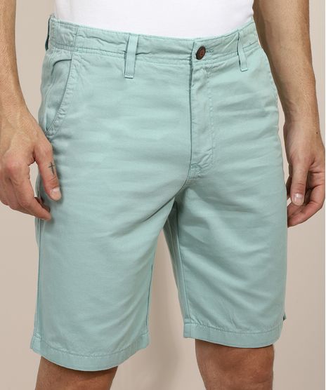Bermuda-de-Sarja-Masculina-Reta-Chino-Verde-Claro-9930323-Verde_Claro_1