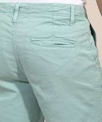 Bermuda-de-Sarja-Masculina-Reta-Chino-Verde-Claro-9930323-Verde_Claro_6