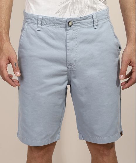 Bermuda-de-Sarja-Masculina-Reta-Chino-Cinza-Claro-9930322-Cinza_Claro_1