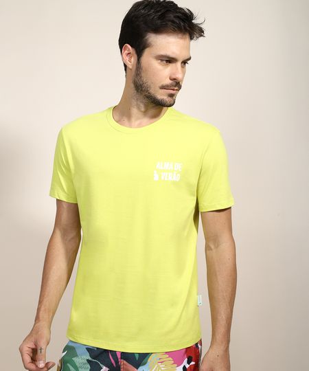 Camiseta-Masculina-Feline--Alma-de-Verao--Manga-Curta-Gola-Careca-Verde-9970457-Verde_1