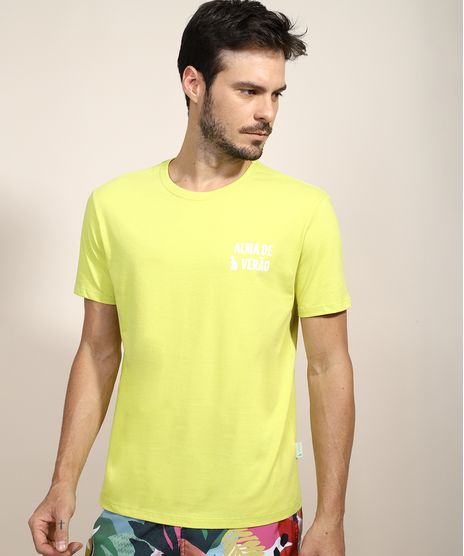 Camiseta-Masculina-Feline--Alma-de-Verao--Manga-Curta-Gola-Careca-Verde-9970457-Verde_1