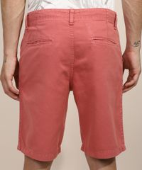 Bermuda-de-Sarja-Masculina-Reta-Chino-Coral-9635300-Coral_2