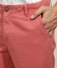 Bermuda-de-Sarja-Masculina-Reta-Chino-Coral-9635300-Coral_6