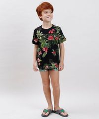 Camiseta-Infantil-Blueman-Tal-Pai-Tal-Filho-Estampada-Tropical-Manga-Curta-Gola-Careca-Preta-9719640-Preto_3