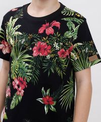 Camiseta-Infantil-Blueman-Tal-Pai-Tal-Filho-Estampada-Tropical-Manga-Curta-Gola-Careca-Preta-9719640-Preto_5