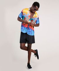Camisa-Masculina-Blueman-Tradicional-Estampada-Poente-Tropical-Manga-Curta-Azul-9727430-Azul_3