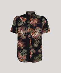 Camisa-Masculina-Blueman-Tradicional-Estampada-de-Passaros-e-Folhagens-Manga-Curta-Preto-9727433-Preto_5
