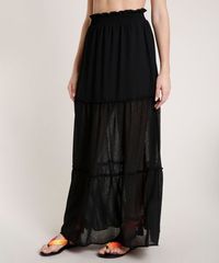 Saia-Feminina-Triya-Longa-Estampada-Animal-Print-Onca-com-Recortes-Preta-9728910-Preto_1