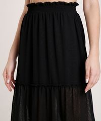 Saia-Feminina-Triya-Longa-Estampada-Animal-Print-Onca-com-Recortes-Preta-9728910-Preto_4