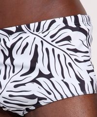 Sunga-Masculina-Triya-Tradicional-Estampada-de-Folhagem-com-Protecao-UV50--Branco-9724347-Branco_4