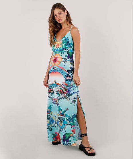 Vestido-Feminino-Blueman-Longo-Estampado-Melodia-com-Fenda-Alcas-Finas-Verde-Agua-9679061-Verde_Agua_1