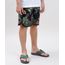 Bermuda-Surf-Infantil-Blueman-Estampada-Folhagem-Tropical-com-Bolso-Preta-9713851-Preto_1
