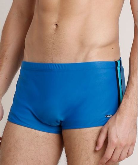 Sunga-Masculina-Salinas-Tradicional-com-Listras-Laterais-Protecao-UV50--Azul-9724342-Azul_1