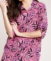 Vestido-Chemise-Feminino-Triya-Longo-Estampado-de-Folhagem-Manga-3-4-9679221-Roxo_4
