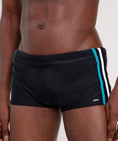 Sunga-Masculina-Salinas-Tradicional-com-Listras-Laterais-Protecao-UV50--Preta-9724342-Preto_1