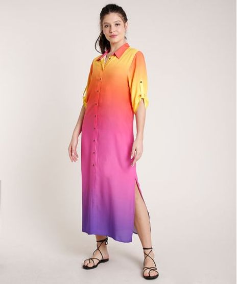 Vestido-Chemise-Feminino-Triya-Longo-Estampado-Degrade-Sunset-Manga-3-4-9679220-Roxo_1