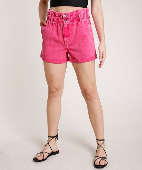 Short-de-Sarja-Feminino-Triya-Clochard-Cintura-Super-Alta-Pink-9810528-Pink_1