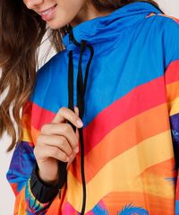 Jaqueta-Corta-Vento-Feminina-Blueman-Esportiva-Estampada-Poente-Tropical-com-Capuz-Azul-9706878-Azul_4 Jaqueta-Corta-Vento-Feminina-Blueman-Esportiva-Estampada-Poente-Tropical-com-Capuz-Azul-9706878-Azul_4