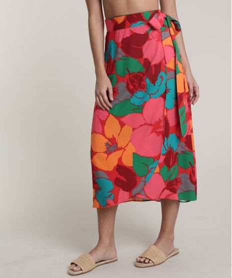 Saia-Feminina-Salinas-Midi-Envelope-Estampada-Floral-Vermelha-9679210-Vermelho_1