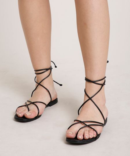 Rasteira-Feminina-Triya-com-Amarracao-Preta-9800944-Preto_1 Rasteira-Feminina-Triya-com-Amarracao-Preta-9800944-Preto_1