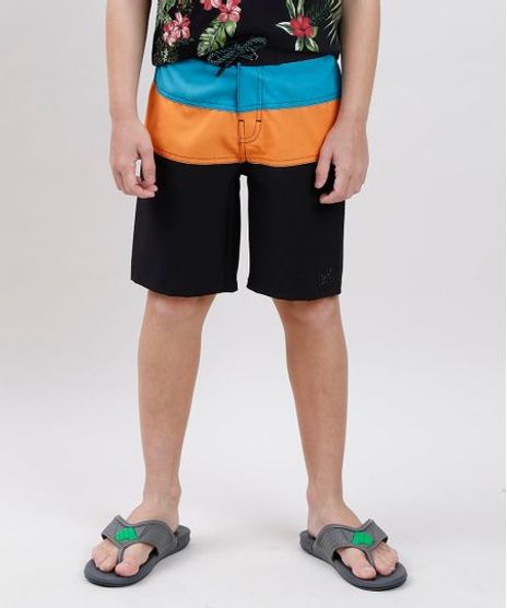 Bermuda-Surf-Infantil-Blueman-Color-Block-com-Bolso-Preta-9702807-Preto_1