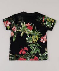 Camiseta-Infantil-Blueman-Tal-Pai-Tal-Filho-Folhagem-Tropical-Manga-Curta-Preto-9719997-Preto_2