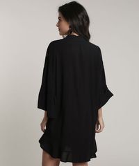 Camisa-Feminina-Salinas-com-Bordado-de-Gaivota-Manga-7-8--Preto-9679071-Preto_2