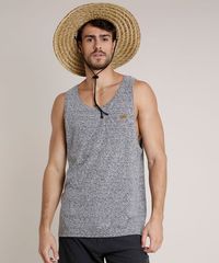 Regata-Masculina-Blueman-com-Bolso-Gola-Careca-Cinza-Mescla-9702024-Cinza_Mescla_1