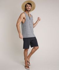 Regata-Masculina-Blueman-com-Bolso-Gola-Careca-Cinza-Mescla-9702024-Cinza_Mescla_3