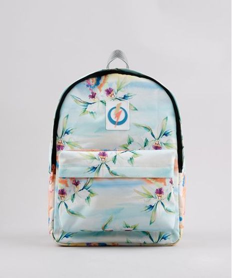 Mochila-Feminina-Blueman-Estampada-Floral-Paraiso-com-Alcas-Regulaveis-Verde-Agua-9726012-Verde_Agua_1