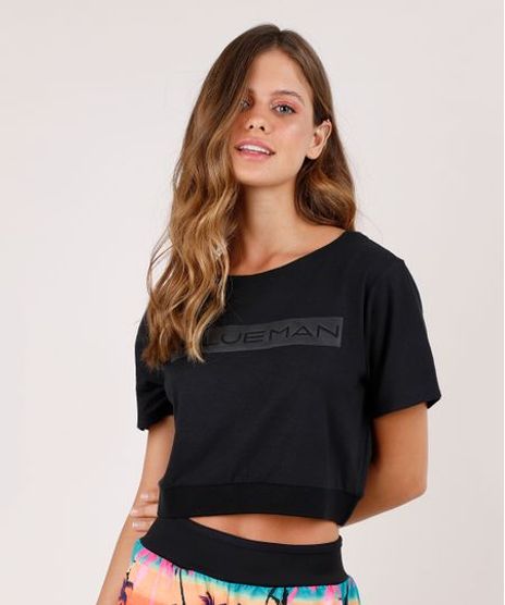 Blusa-Feminina-Blueman-Cropped-Manga-Curta-Decote-Redondo-Preta-9706879-Preto_1